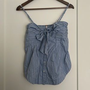 Free People Convertible Linen Tank